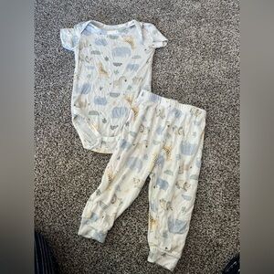 Milkberry Bamboo Baby Outfit with Animal Design